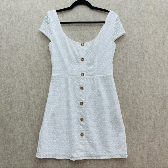 Women's B Darlin Embroidered Fully Lined Summer Dress, 9/10 Juniors - Picture 1 of 8